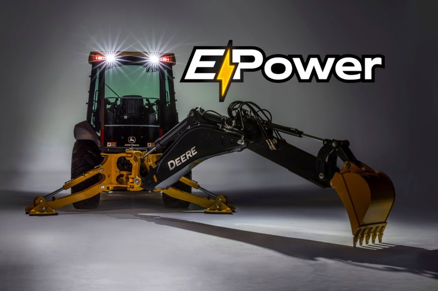 John Deere Joint Tests Its First Electric-Powered Backhoe with National Grid